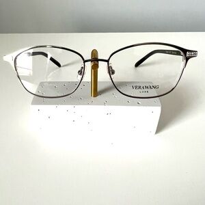 Vera Wang Raquel Gunmetal frame with bling! NEW! 49-16-132